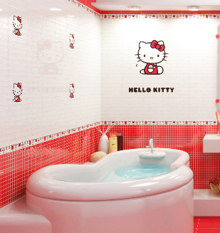 faïence Hello Kitty collection Laundry pour salle de bain