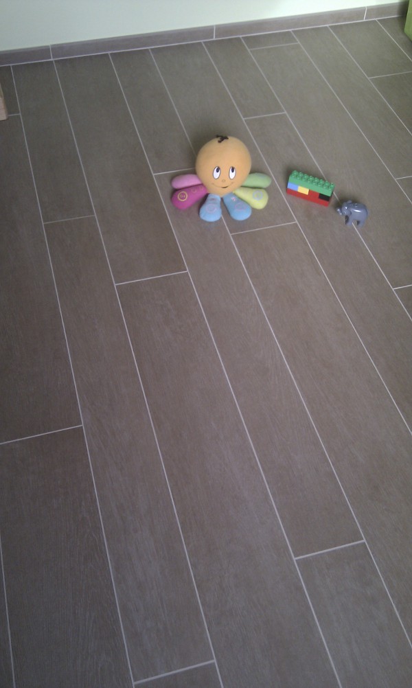 Carrelage aspect Parquet noisette 20x120 15x120