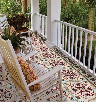 carrelage aspect carreau ciment Decor KRocim Branche