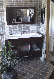 Meuble salle de bain argille