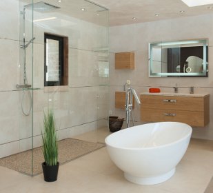 Salle de Bain Design et Moderne avec baignoire ilot