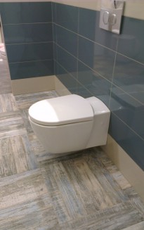 WC suspendu look Design Moderne o1 Nouveau-Jour Cachemire