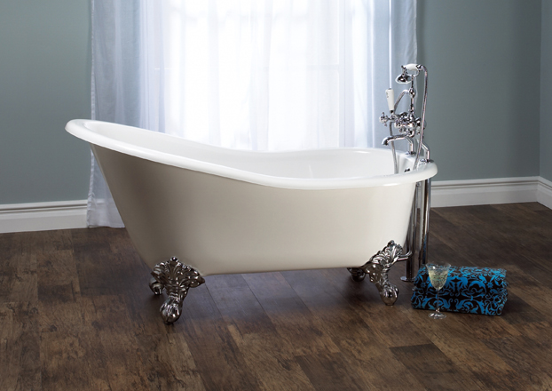 Baignoire ilot 1537x750x780 ilôt avec robinet Rétro Shropshire
