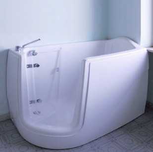 Baignoire à Porte Gain de Place - siège à droite 2