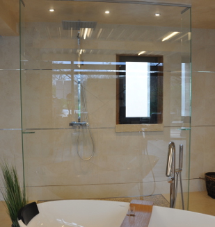 Ensemble paroi de douche 180x250 + 2x30x250 1