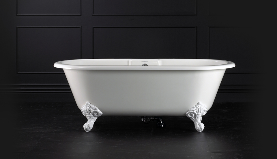 Baignoire CHS-2 Blanc Pied Metal Blanc 2