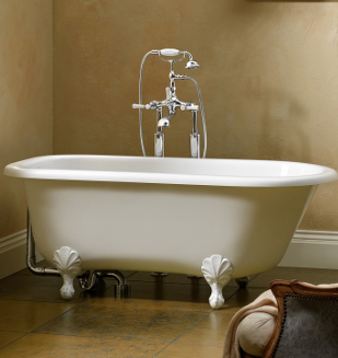 Baignoire Style Edwardien (WSS) avec Pieds Nickel Mat 3