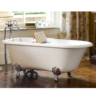 Baignoire Style Edwardien (WSS) avec Pieds Metal Blanc 4