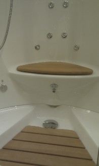 Cabine de Douche Rondo - caillebotis