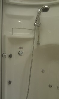 Cabine de Douche Rondo - barre de douche