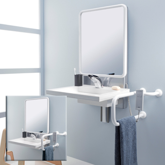 Lavabo hauteur reglable electrique FOU364-052210