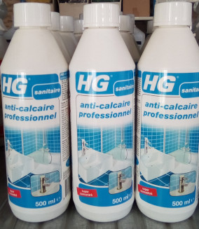 HG Super Détartrant et Détachant pour Sanitaire 0,5L 1