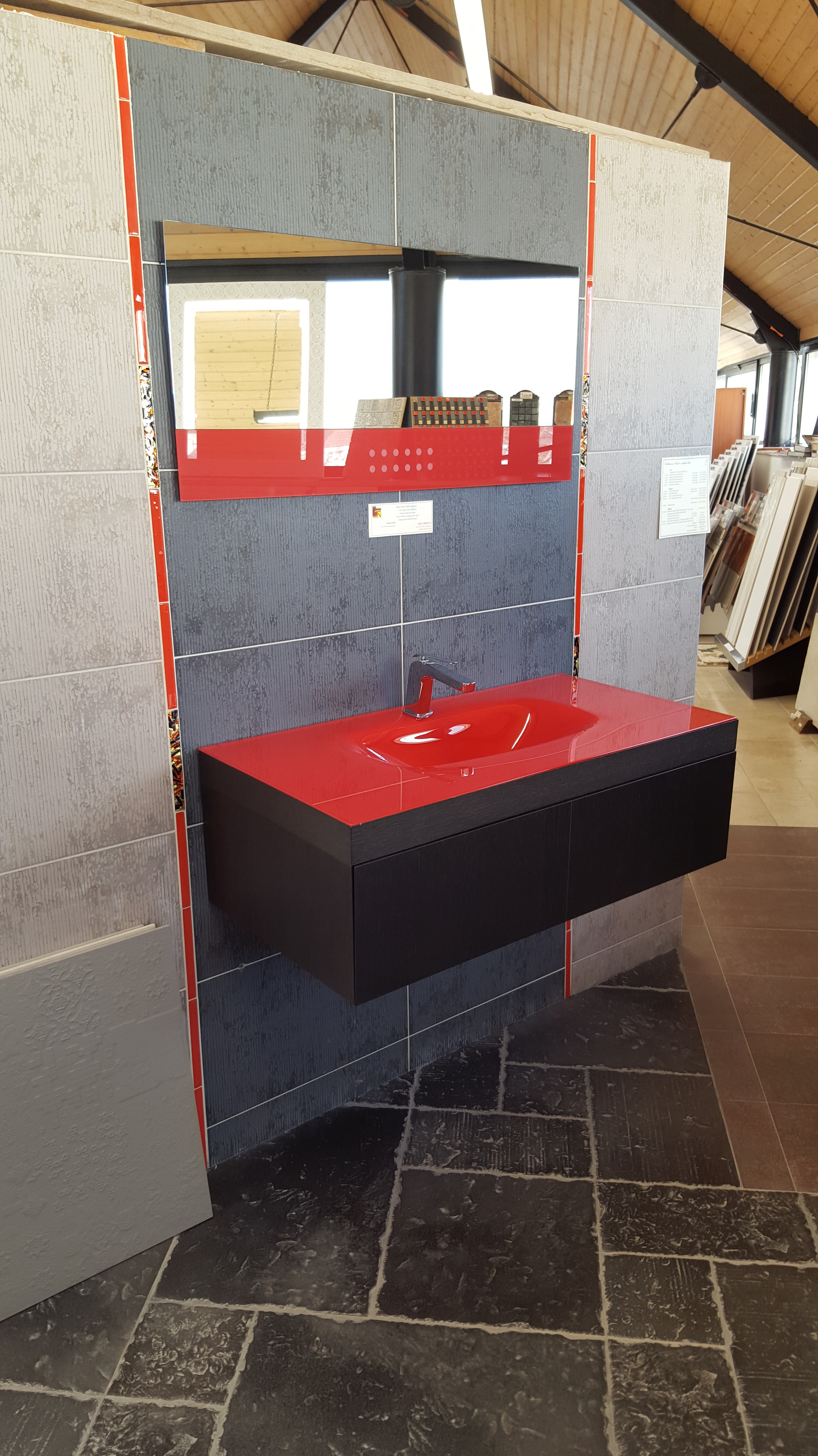 Meuble de salle de bain chez nivault à caen