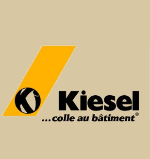 Logo Kiesel - colle au batiment