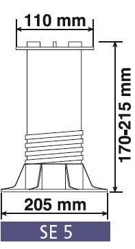 Plot SE5 Auto-nivelant H=170-215mm 2