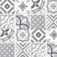 20X20 Décor Vintage Patchwork Gris/Plomb