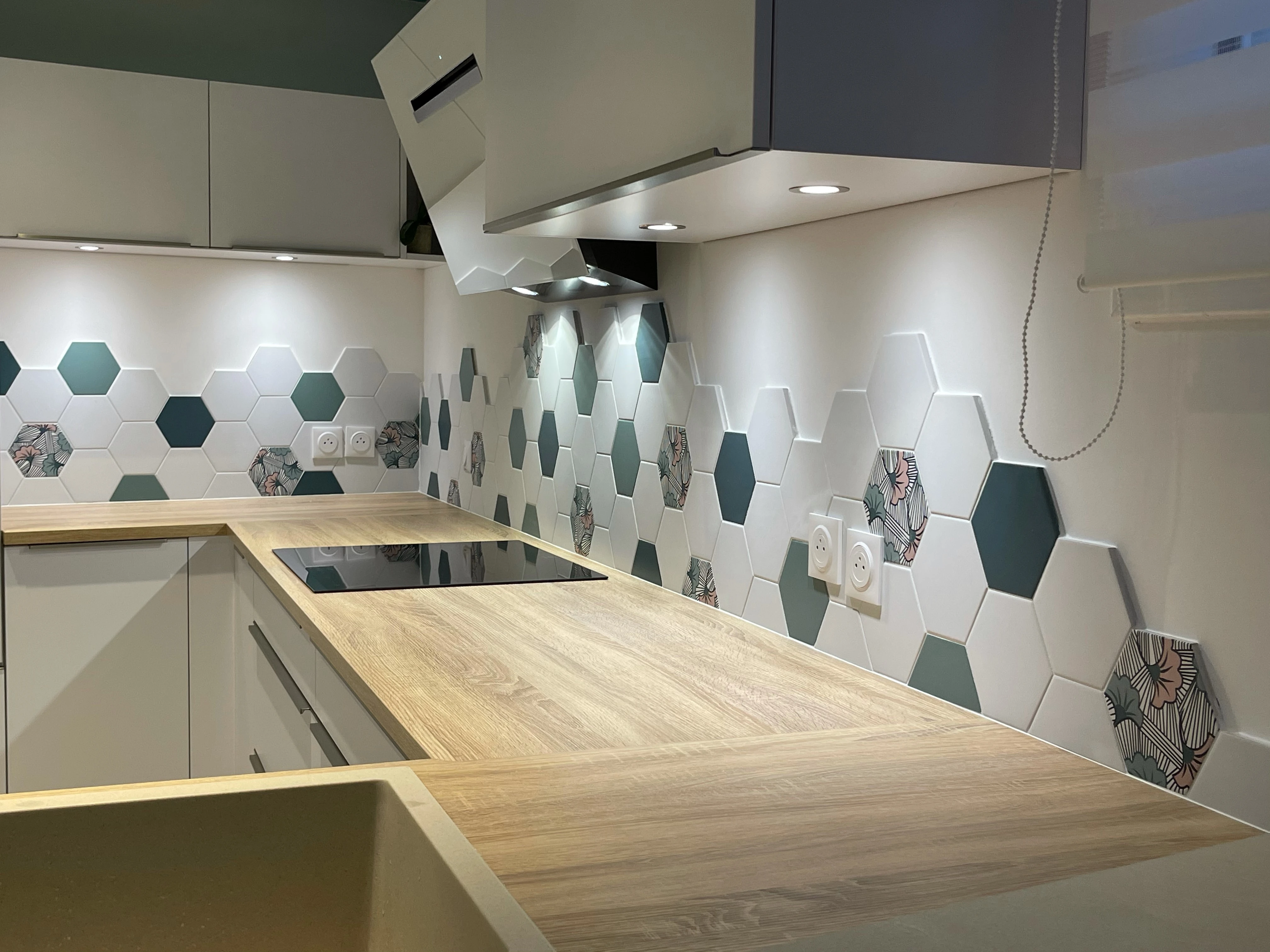Credence de Cuisine Pure Vibes Hexagone Credence de Cuisine Pure Vibes Hexagone